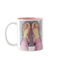 Pink Feet Mug