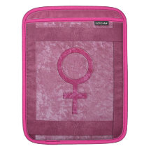 Pink Female Symbol Sleeves For iPads