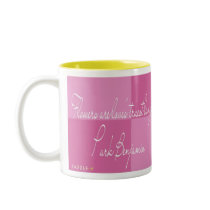 Pink fig flower  mugs
