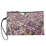PINK FIRE THREE Colorful Little Black Book Candy Wristlet Purse