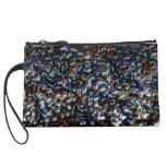 PINK FIRE TWO Colorful Little Black Book Candy Wristlet Clutch