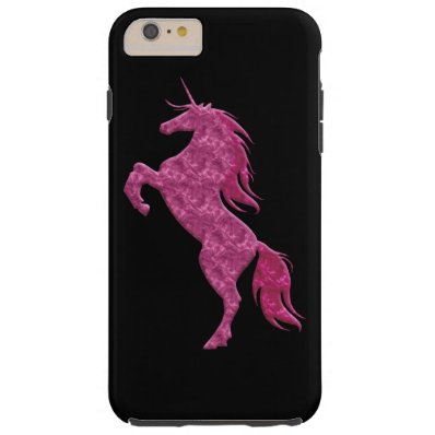 Pink Fire Unicorn iPhone 6 Case