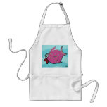 Pink Fish Adult Apron