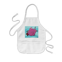 Pink Fish Children's Apron