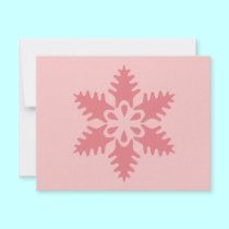 Pink Flake 7 invitations