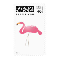 Pink Flamingo2 postage by zgdesign Pink Flamingo2 postage