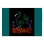 Pink Flamingo 13 inverted cards