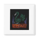 Pink Flamingo 13 inverted magnets