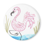 Pink Flamingo #13 magnets