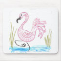 Pink Flamingo #13 mousepads