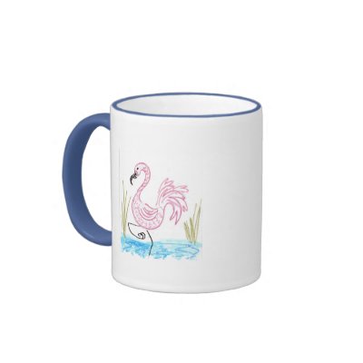 Pink Flamingo #13 Mug by eelkat