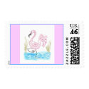 Pink Flamingo 13 postage