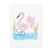 Pink Flamingo 13 postcards by pidgiefund Pink Flamingo 13 postcards