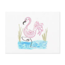 Pink Flamingo 13 postcards by pidgiefund Pink Flamingo 13 postcards