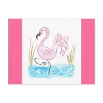 Pink Flamingo 13 postcards by pidgiefund Pink Flamingo 13 postcards