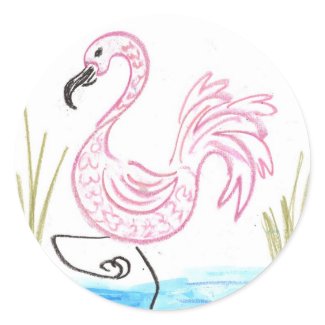 Pink Flamingo #13 sticker