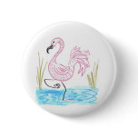 Pink Flamingo 13 wide boarder