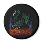 Pink Flamingo 13 wide boarder inverted