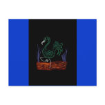 Pink Flamingo 13 wide boarder inverted