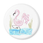 Pink Flamingo 13 wide boarder