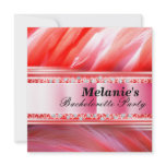 pink flamingo bachelorette party invitation,