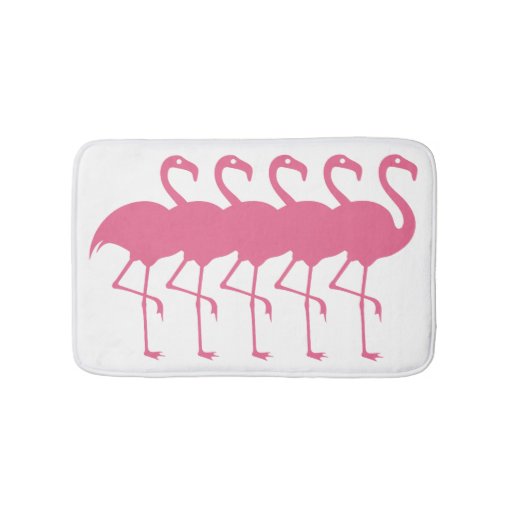 Pink Flamingo Bath Mats 