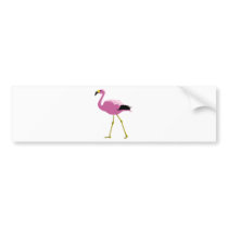 Pink Flamingo Bumper Stickers
