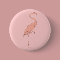 Pink Flamingo buttons
