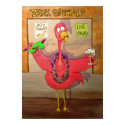 Pink Flamingo Celebrate Party Whimsical Bird posters
