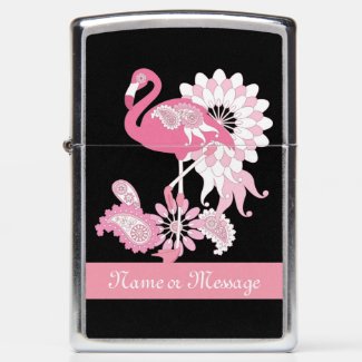 Pink Flamingo Design Personalized Girly Cool