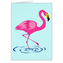 Pink Flamingo Greeting Cards