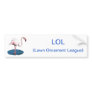 Pink Flamingo in Blue Pool of Water Bumper Sticker
