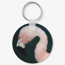 Pink Flamingo Keychain