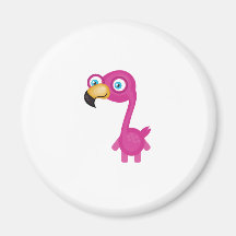 Pink Flamingo - My Conservation Park Fridge Magnets