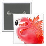 Pink Flamingo Pin buttons