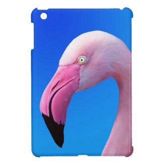 Pink Flamingo Portrait CloseUp iPad_Mini_Case iPad Mini Cases