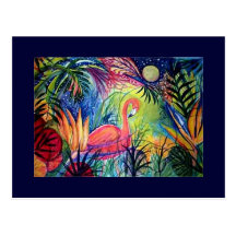 Pink Flamingo Post Card