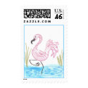 Pink Flamingo postage