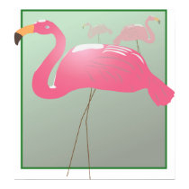 Pink Flamingo posters by zgdesign Pink Flamingo posters