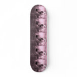 Pink Flamingo Repeated image Skateboards