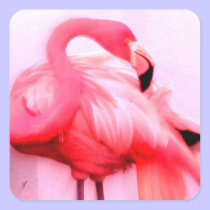 Pink Flamingo stickers