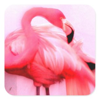 Pink Flamingo sticker