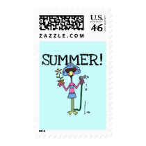 Pink Flamingo Summer T-shirts and Gifts postage