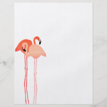 Pink Flamingos Beach Wedding Flyer