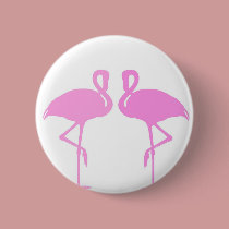 Pink Flamingos buttons