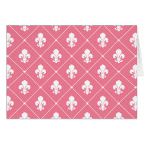 Pink Fleur de Lis cards by evilinpink Pink Fleur de Lis cards