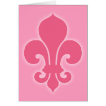 Pink Fleur de Lis cards by evilinpink Pink Fleur de Lis cards