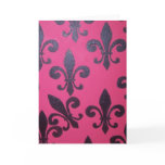 Pink Fleur De Lis Cards