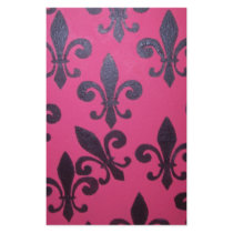 Pink fleur de lis painting stationery by loudesigns Pink fleur de lis painting stationery