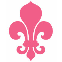 Pink Fleur de Lis t-shirts by evilinpink Pink Fleur de Lis t-shirts